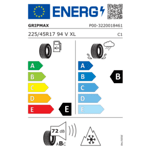 Зимна гума GRIPMAX 225/45 R17 94V TL SUREGRIP eWINTER XL