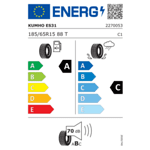Лятна гума KUMHO 185/65 R15 88T TL EcoWing ES31