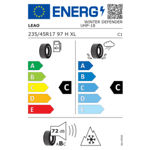 Зимна гума LEAO 235/45 R17 97H TL Winter Defender UHP XL