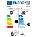 Всесезонна гума RADAR 235/80 R17 117S TL RENEGADE A/T-5