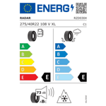 Всесезонна гума RADAR 275/40 R22 108V TL RENEGADE A/T-5