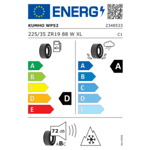 Зимна гума KUMHO 225/35 R19 88W TL WinterCraft WP52 XL