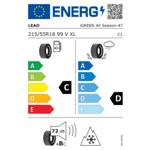 Всесезонна гума LEAO 215/55 R18 99V TL iGreen All Season XL