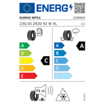 Зимна гума KUMHO 235/35 R20 92W TL WinterCraft WP52 XL EV