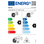Зимна гума BARUM 235/55 R17 103V TL POLARIS 6 XL FP