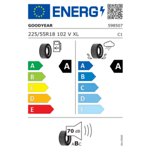 Лятна гума GOODYEAR 225/55 R18 102V TL EfficientGrip Performans XL FP Vol