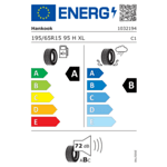 Лятна гума HANKOOK 195/65 R15 95H TL Kinergy ECO K425 XL