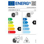 Всесезонна гума GOLDLINE 195/50 R15 82V TL GL 4Season+
