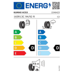 Лятна гума KUMHO 165/80 R13 94R TL PorTran KC53 8PR