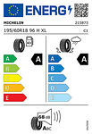 Лятна гума MICHELIN 195/60 R18 96H TL e.PRIMACY XL  S1