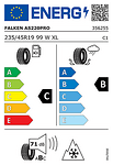 Всесезонна гума FALKEN 235/45 R19 99W TL Euroall Season AS220 PRO XL