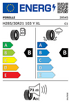 Лятна гума PIRELLI 285/30 R21 103Y TL P ZERO PZ4 XL  *