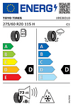 Всесезонна гума TOYO 275/60 R20 115H TL OPEN COUNTRY A/T3 3PMSF