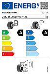 Лятна гума BRIDGESTONE 245/35 R19 93Y TL Potenza Sport XL  ENLITEN RO1