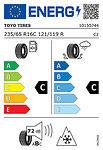 Всесезонна гума TOYO 235/65 R16 119R TL CELSIUS CARGO