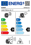 Всесезонна гума SUNNY 165/70 R14 81T TL NC501 ALL SEASON
