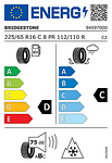 Зимна гума BRIDGESTONE 225/65 R16 112R TL BLIZZAK W810