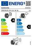 Лятна гума CONTINENTAL 255/55 R19 111W TL ContiCrossContact LX Sport XL FP J LR|EVc