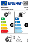 Зимна гума YOKOHAMA 265/60 R18 110H TL BLUEARTH WINTER V905