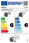 Лятна гума PIRELLI 195/55 R16 87W TL CINTURATO P1