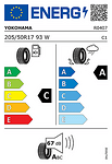 Лятна гума YOKOHAMA 205/50 R17 93W TL ADVAN FLEVA V701 XL  FP