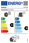 Лятна гума DUNLOP 265/65 R17 112S TL Grandtrek AT20