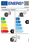 Лятна гума KLEBER 175/65 R14 90T TL Transpro