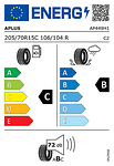 Лятна гума APLUS 205/70 R15 106R TL A867