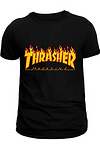 Тениска с щампа "THRASHER"