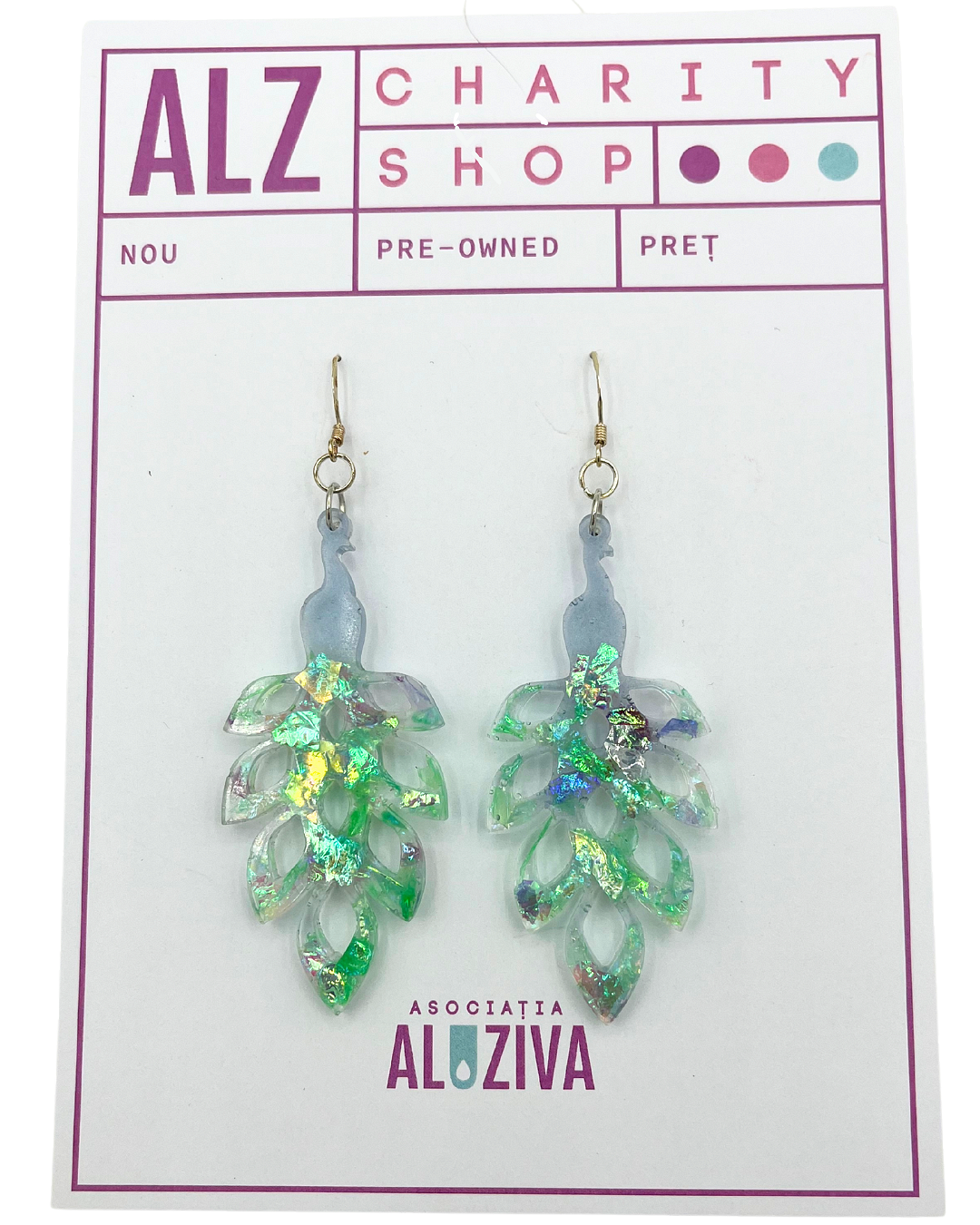 CoCr アクセサリー   亜 Cercei Peacock G/FL, ALZ Collection, handmade by @aluziva