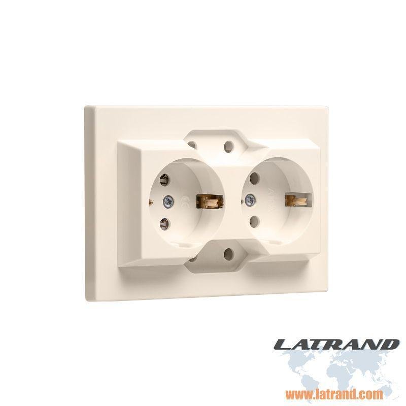 Contact quadruple Carré Crème Atra - 5404