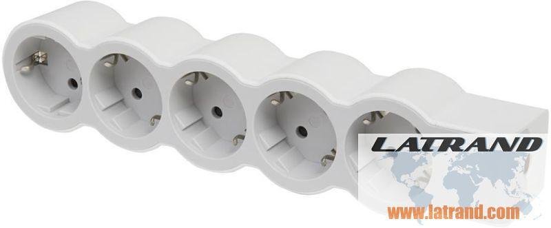 Verteiler WEISS 5x2P+E ohne Kabel Standard NEU Legrand 694577