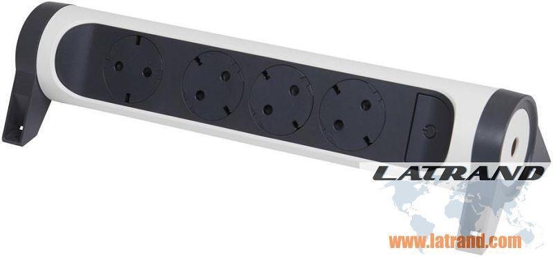 Regleta BLANCA 4x2P+E sin cable Premium NEW Legrand 694544