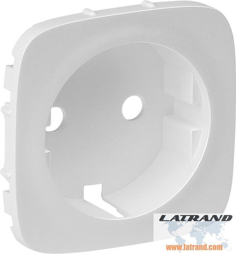Placa de cubre para enchufe Schuko con protección infantil color Perla Valena Allure Legrand - 755209