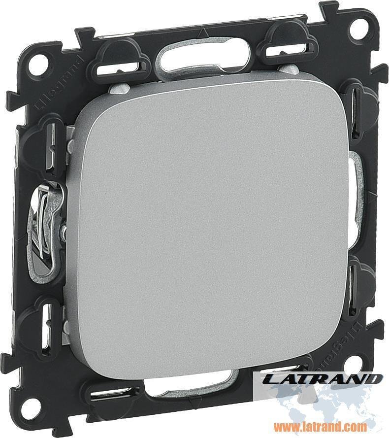 Modulo vuoto (kit con base) colore Alluminio Valena Allure Legrand - 755187