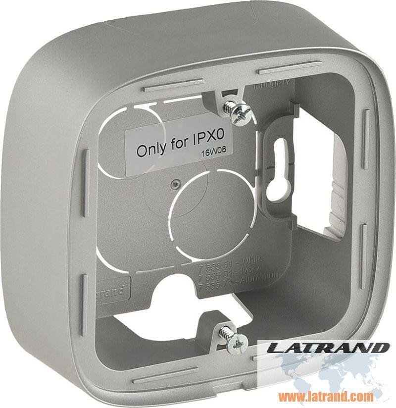 Console singola per montaggio a vista colore Alluminio Valena Allure Legrand - 755571