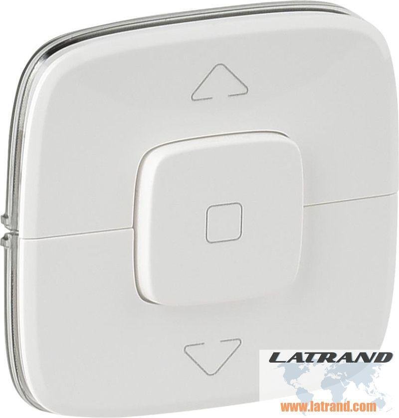 Placca frontale per interruttore/pulsante per tapparelle colore Bianco Valena Allure Legrand - 755145