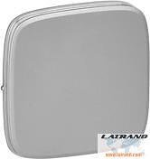 Placca frontale per interruttore/pulsante colore Alluminio Valena Allure Legrand - 755007