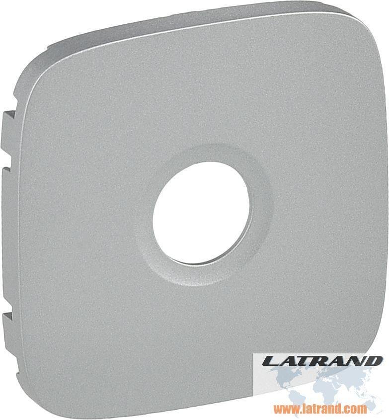 Placca frontale per presa TV colore Alluminio Valena Allure Legrand - 754767