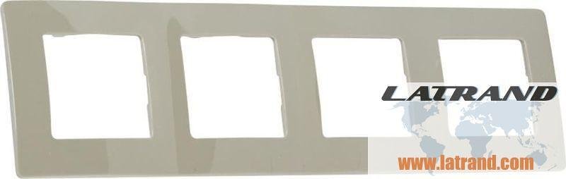 Cadre 4x couleur café Niloe Legrand - 665034