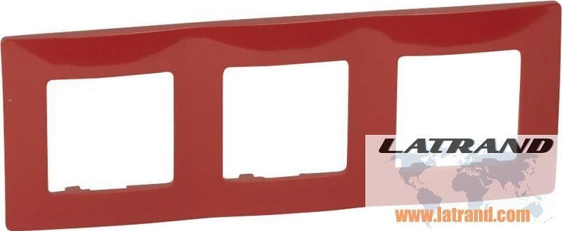 Cadre 3x couleur rouge Niloe Legrand - 665023