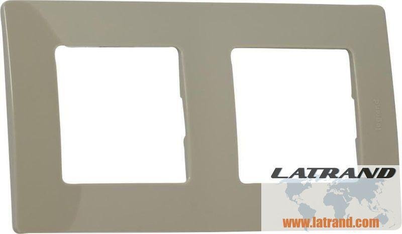 Cadre 2x couleur café Niloe Legrand - 665032