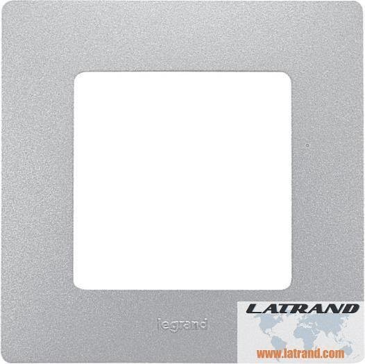 Cadre 1x couleur aluminium Niloe Legrand - 397041