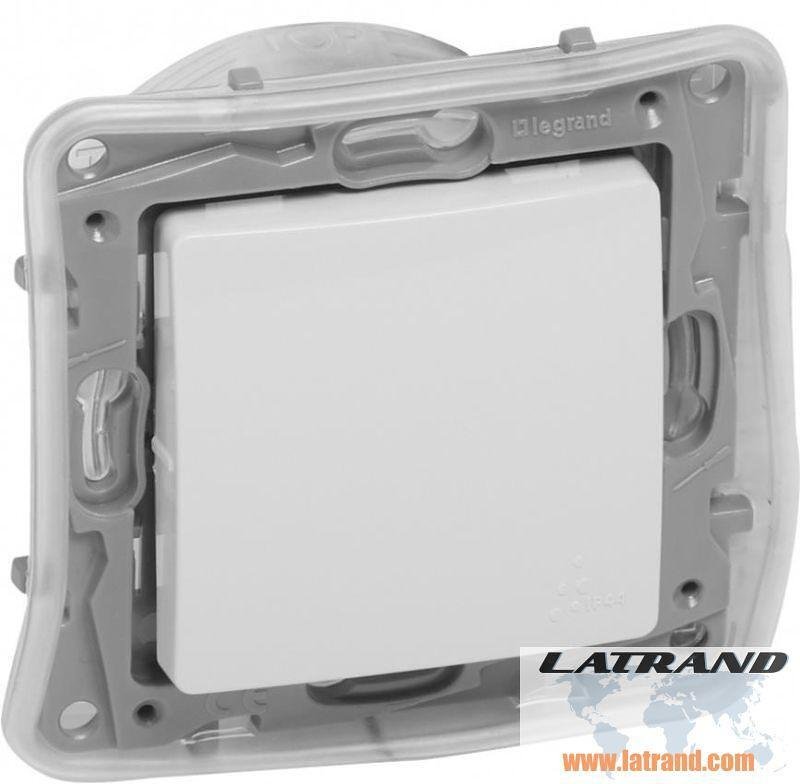 Κλειδί μονοπολικό IP44 χρώμα λευκό Niloe Legrand - 764513