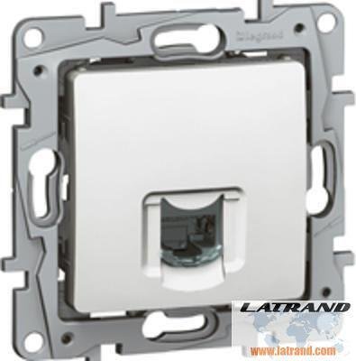 Розетка RJ45 UTP cat.6 цвят Бял Niloe Legrand - 764573