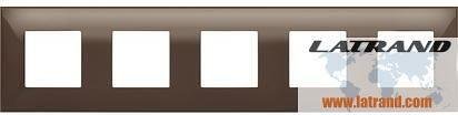 Rahmen MOCHA 5x2 Mod. DEUTSCHER STANDARD für Montage auf Trägerrahmen 5x2 Mod. Classia Bticino - R4802M5MK