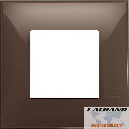 Rahmen MOCHA 2 Mod. DEUTSCHER STANDARD für Montage auf Trägerrahmen 2 Mod. Classia Bticino - R4802MK