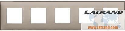 Frame SATIN CREAM 5x2 modules GERMAN STANDARD for mounting on support frames 5x2 modules Classia Bticino - R4802M5CS