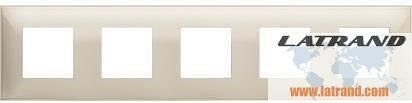 Frame CREAM 5x2 modules GERMAN STANDARD for mounting on support frames 5x2 modules Classia Bticino R4802M5CR