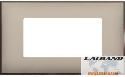 Frame SATIN CREAM 4 modules ITALIAN STANDARD for mounting on support frame 4 modules Classia Bticino - R4804CS
